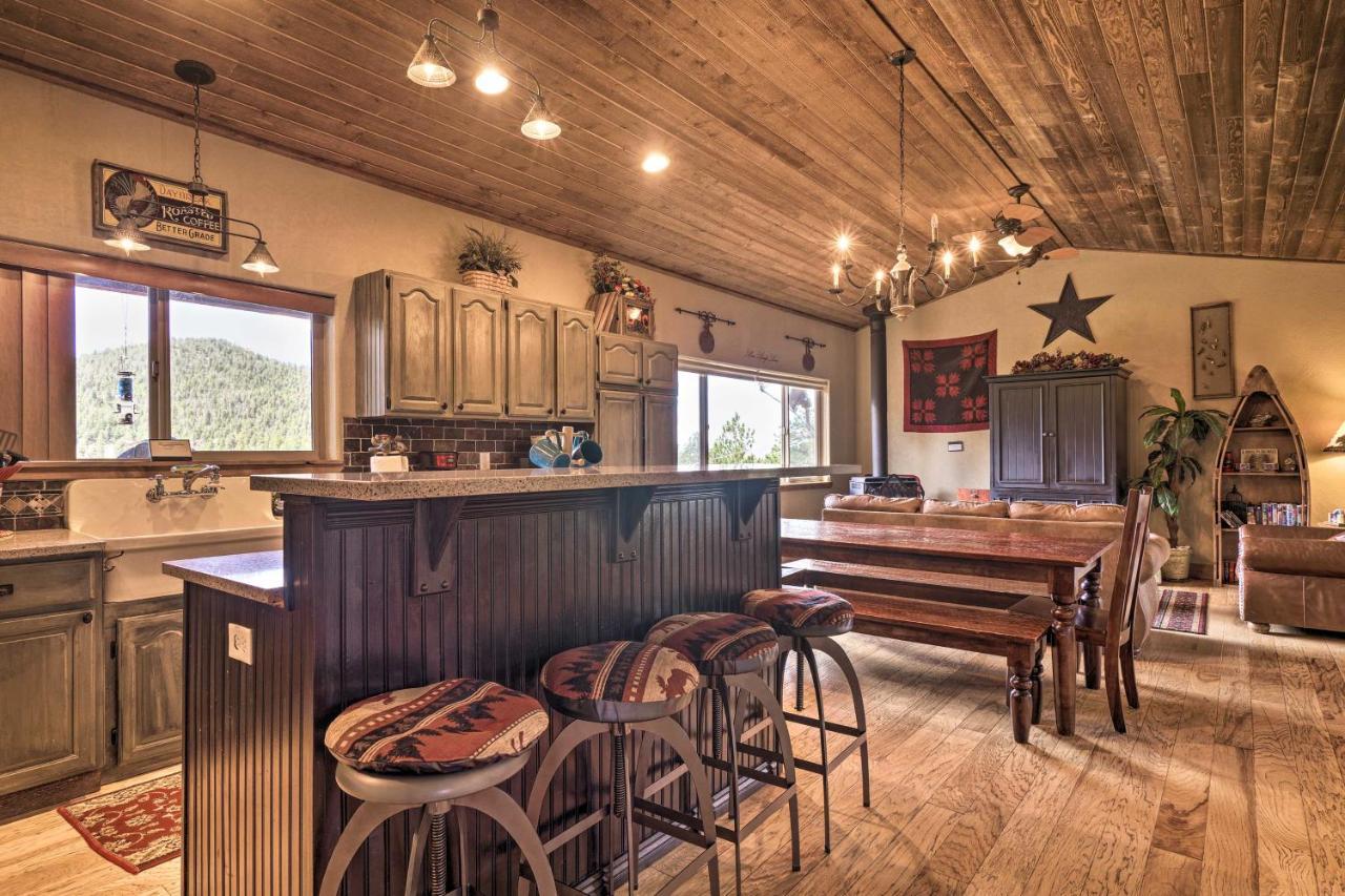 فيلا Cripple Creek Mountain Getaway With Hot Tub And Views! المظهر الخارجي الصورة