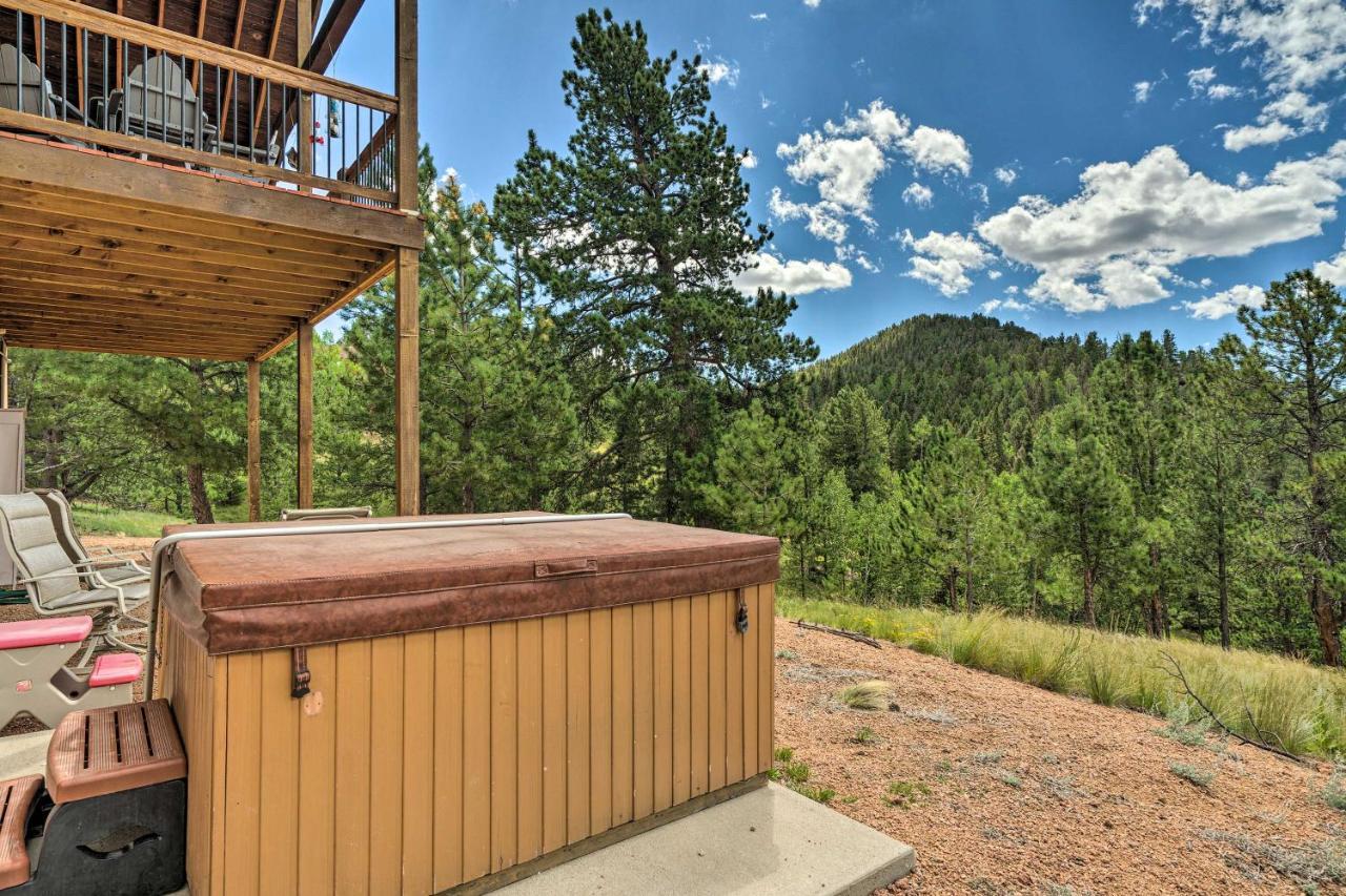 فيلا Cripple Creek Mountain Getaway With Hot Tub And Views! المظهر الخارجي الصورة